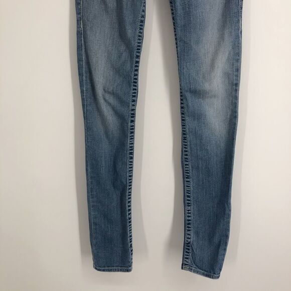 TRUE RELIGION Straight Skinny Jeans Light Wash - Picture 5 of 9